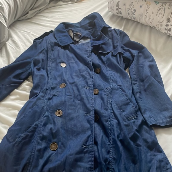 NYC sz Large Jean Jacket Dress! - Picture 3 of 4